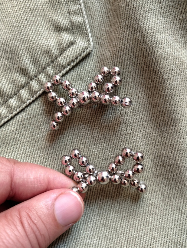 سنجاق قفلی پاپیون سایز مینی